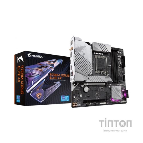 Материнська плата GIGABYTE B760M AORUS ELITE AX