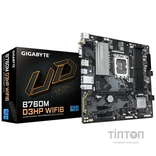 Материнська плата Gigabyte B760M D3HP WiFi6 Socket 1700