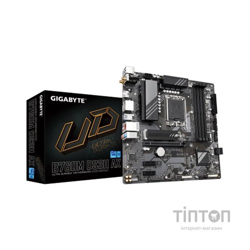 Материнська плата GIGABYTE B760M DS3H AX