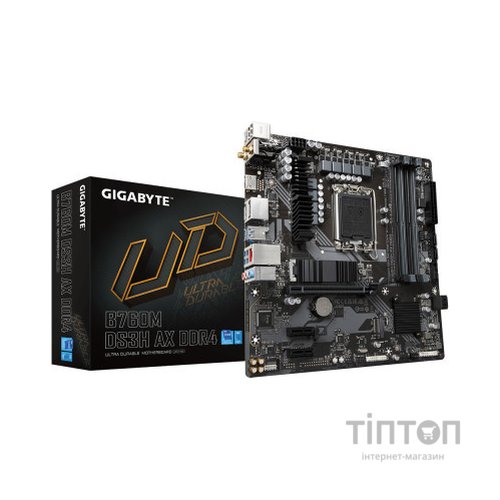 Материнська плата GIGABYTE B760M DS3H AX DDR4