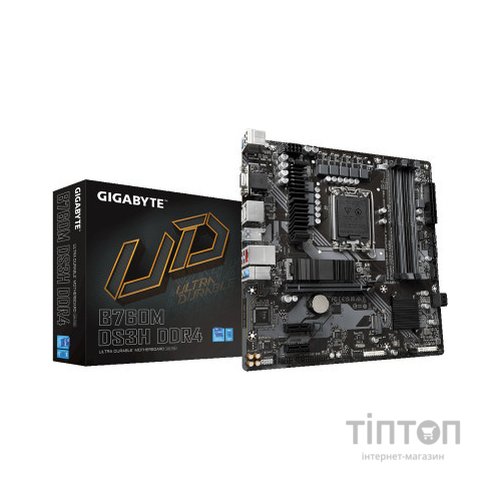 Материнська плата GIGABYTE B760M DS3H DDR4