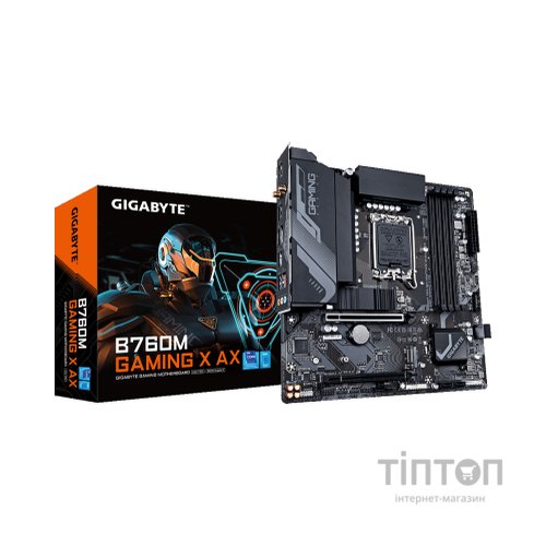 Материнська плата GIGABYTE B760M GAMING X AX