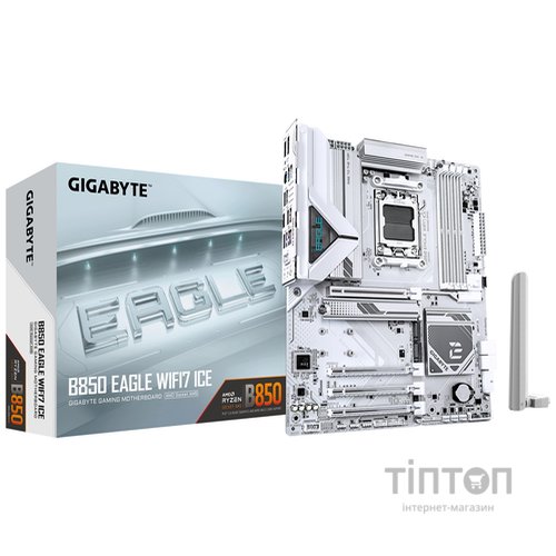 Материнська плата Gigabyte B850 Eagle WiFi7 Ice Socket AM5
