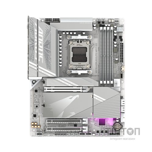 Материнська плата GIGABYTE X870 AORUS ELITE WIFI7 ICE (X870 A ELITE WF7 ICE)