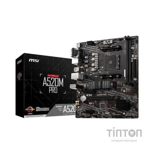 Материнська плата MSI A520M PRO