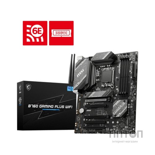 Материнська плата MSI B760 GAMING PLUS WIFI