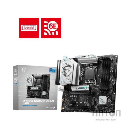 Материнська плата MSI B760M GAMING PLUS WIFI