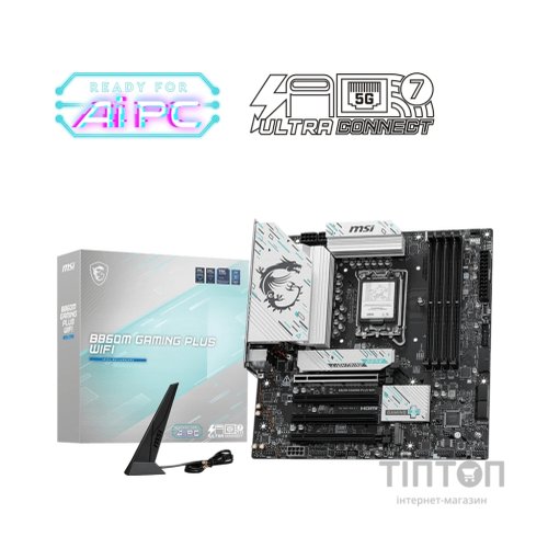 Материнська плата MSI B860M GAMING PLUS WIFI
