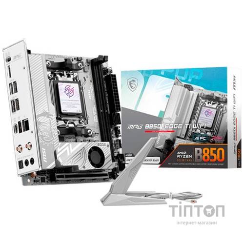 Материнська плата MSI MPG B850I Edge Ti WiFi Socket AM5