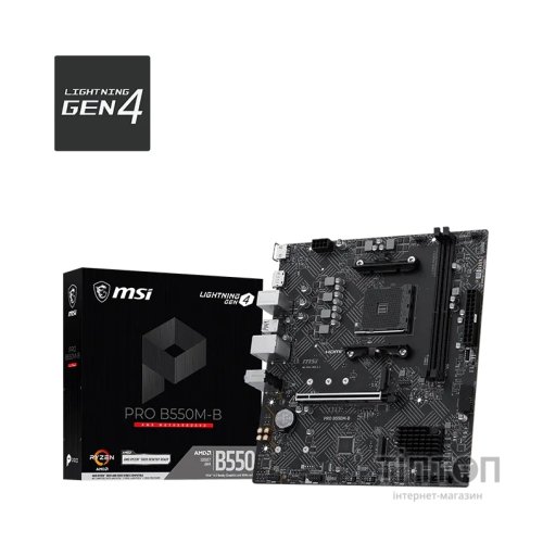 Материнська плата MSI PRO B550M-B