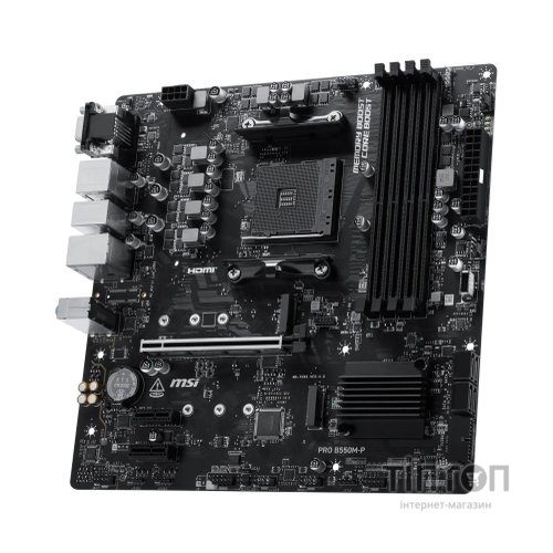 Материнська плата MSI PRO B550M-P