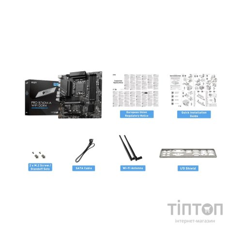 Материнська плата MSI PRO B760M-A WIFI DDR4