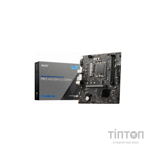 Материнська плата MSI PRO H610M-G DDR4