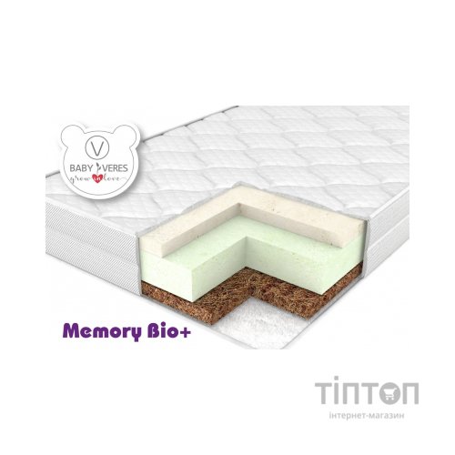 Матрац для дитячого ліжечка Верес Memory bio+ 10см (50.7.04)