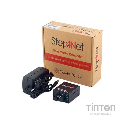 Медіаконвертер MCm-Q-0,1-1SM-1550nm-20 Step4Net