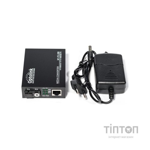 Медіаконвертер Optolink 100M, 20km, SC, RJ45, Tx 1550nm (1M-FE-20B)