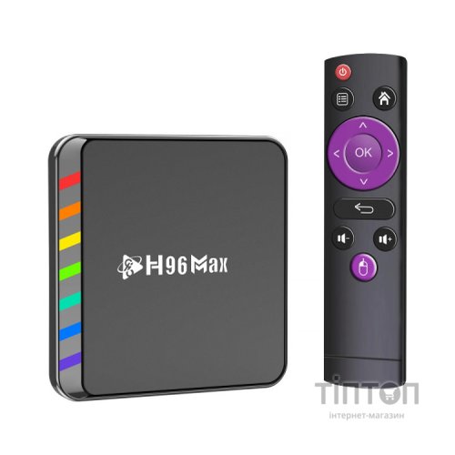 Медіаплеєр H96 MAX W2 (W2_4GB/64GB)