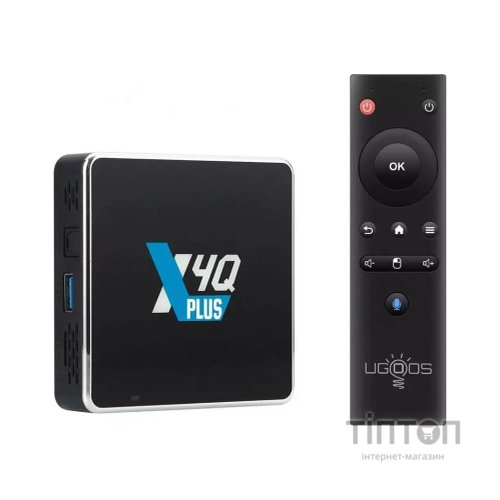Медіаплеєр Ugoos X4Q PLUS 4/64Gb/Amlogic S905X4/Android 1 (X4Q PLUS)