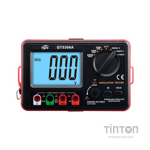Мегаомметр Benetech 0-2 ГΩ (GT5306A)