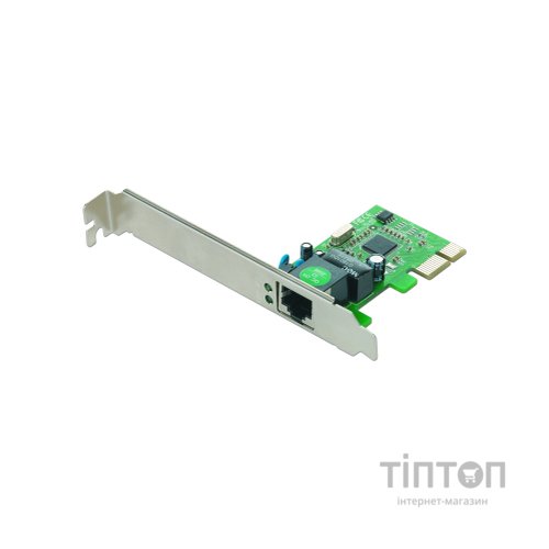 Мережева карта 1000 Base-TX PCI-E Realtek Gembird (NIC-GX1)