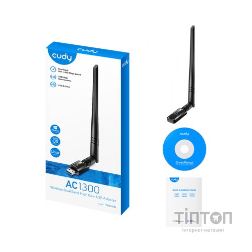 Мережева карта Wi-Fi Cudy WU1400