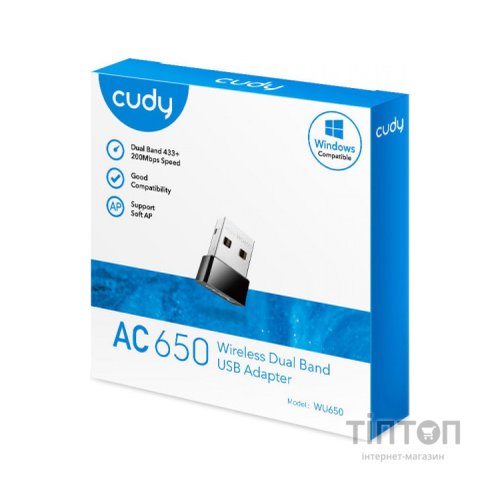 Мережева карта Wi-Fi Cudy WU650