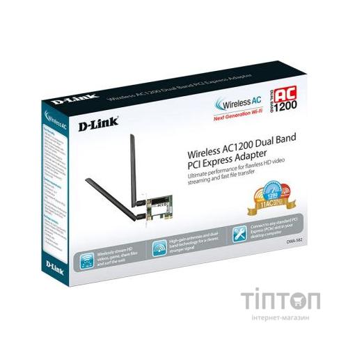 Мережева карта Wi-Fi D-Link DWA-582