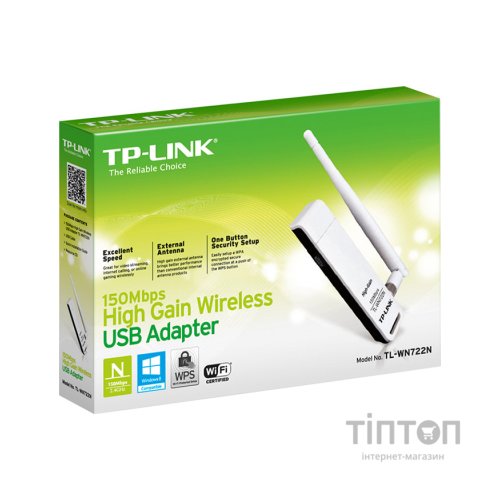 Мережевий адаптер TP-Link TL-WN722N