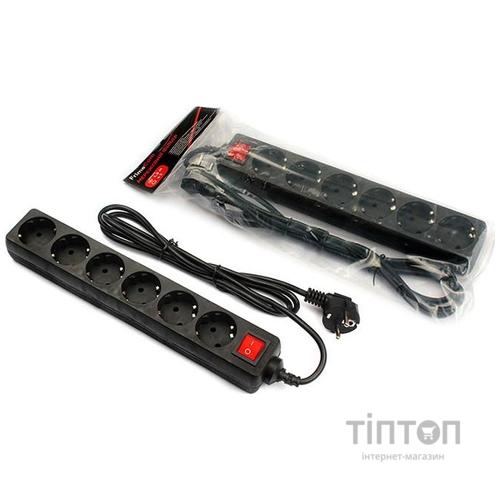 Мережевий фільтр FRIMECOM FC-B2006W 6/1.8m Black