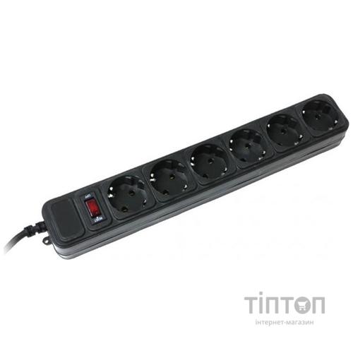 Gembird SPG6-G-6B 1.8м Black