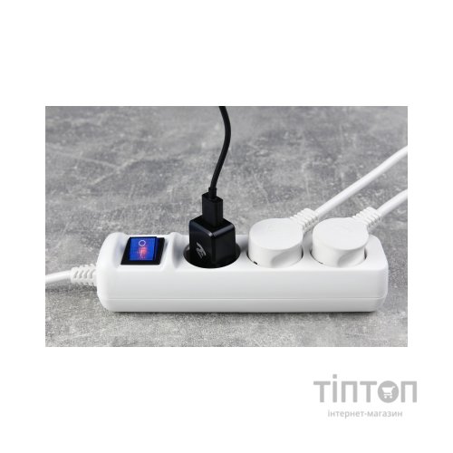 Мережевий фільтр живлення 2E 3xSchuko, 1.5м (2E-U03ESM1.5)