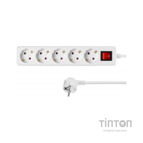 Мережевий фільтр живлення 2E 5xSchuko, 3м (2E-U05ESM3)