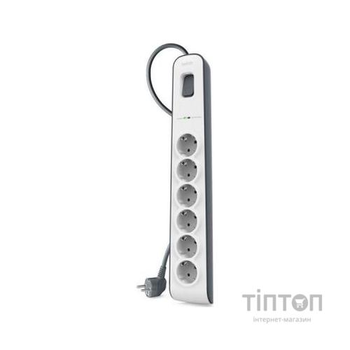 Мережевий фільтр живлення Belkin 6XSchuko (BSV603vf2M)