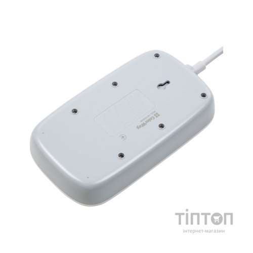 Мережевий фільтр живлення ColorWay 4 розетки/4USB White 1.8м (1QC3.0 + 3 AUTO ID) (CW-CHU44QW)
