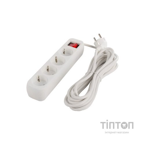 Мережевий фільтр живлення ColorWay CW-PSEA42W/ 2M white (CW-PSEA42W)