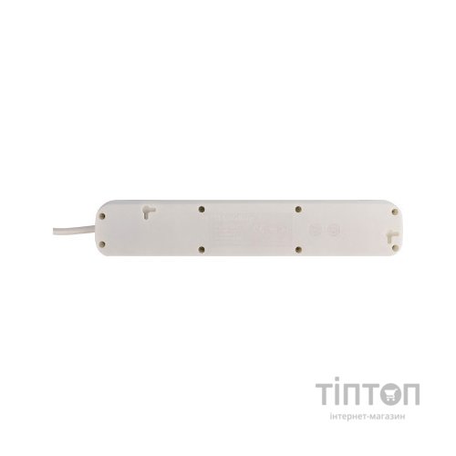 Мережевий фільтр живлення ColorWay CW-PSEA53W, 5 розеток/ 3M white (CW-PSEA53W)