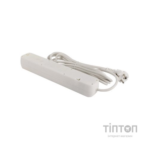 Мережевий фільтр живлення ColorWay CW-PSEA53W, 5 розеток/ 3M white (CW-PSEA53W)