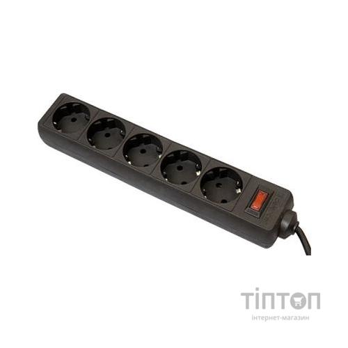 Мережевий фільтр живлення Defender ES 1.8 m 5 троянд. black (99484)