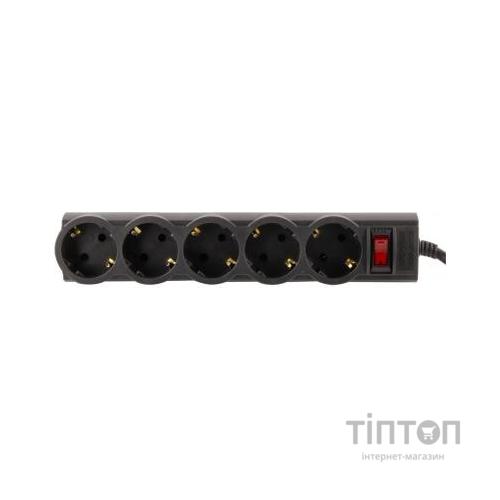 Мережевий фільтр живлення LogicPower LP-X5 PREMIUM, 3m black (9584)