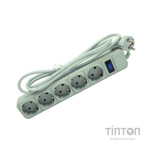 Мережевий фільтр живлення Merlion 5 розеток, 3 м (G530)