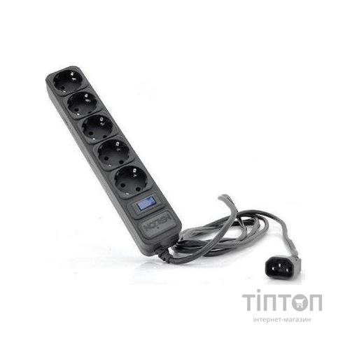 Мережевий фільтр живлення Merlion 5 розеток, 3м, UPS (UPS B530)