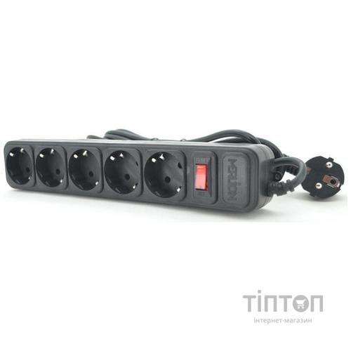 Мережевий фільтр живлення Merlion 5 розеток, 4.5м (B545)