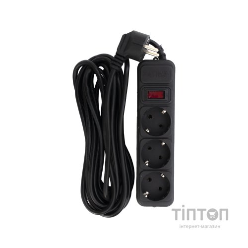 Мережевий фільтр живлення Patron EXT-PN-SP-1035, 5m Black (EXT-PN-SP-1035)