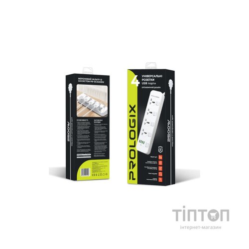 Мережевий фільтр живлення ProLogix Premium PR-SC4408W (PR-SC4408W)