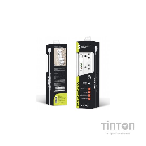 Мережевий фільтр живлення Prologix Premium PR-SC5415W (PR-SC5415W)