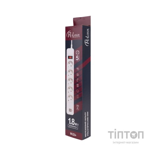 Мережевий фільтр живлення ProLogix PRS-075P5CUSB-18W