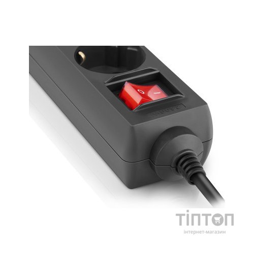 Мережевий фільтр живлення REAL-EL RS-Protect M 1.8m, black (EL122300026)