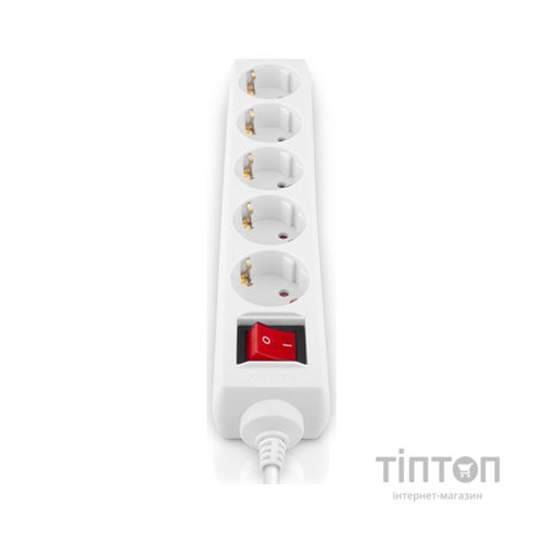 Мережевий фільтр живлення REAL-EL RS-Protect M 1.8m, white (EL122300025)