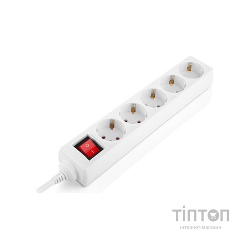 Мережевий фільтр живлення REAL-EL RS-Protect M 1.8m, white (EL122300025)