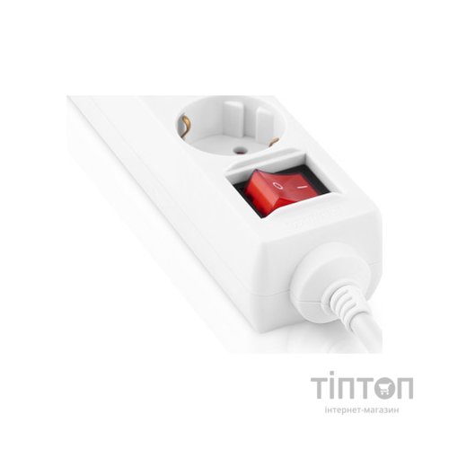 Мережевий фільтр живлення REAL-EL RS-Protect M 5m, white (EL122300029)